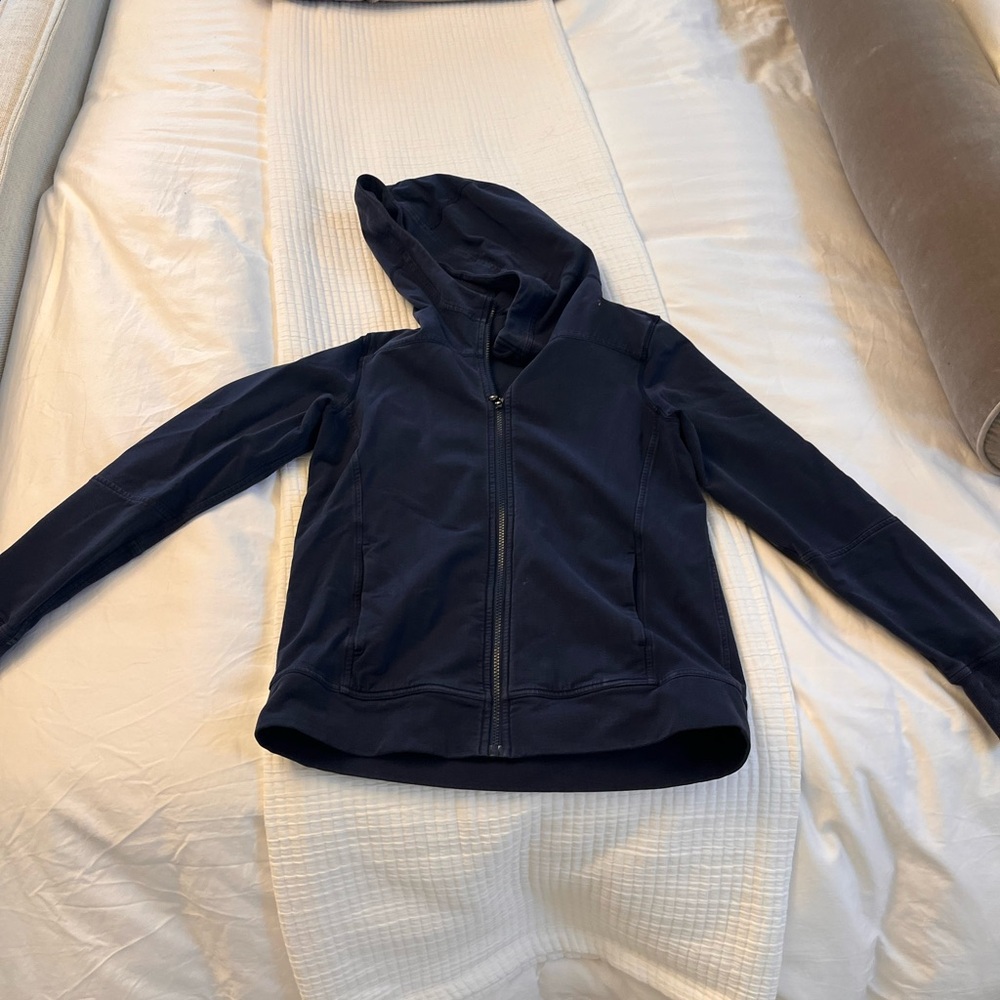 lululemon athletica Navy Blue Hooded Jacket
